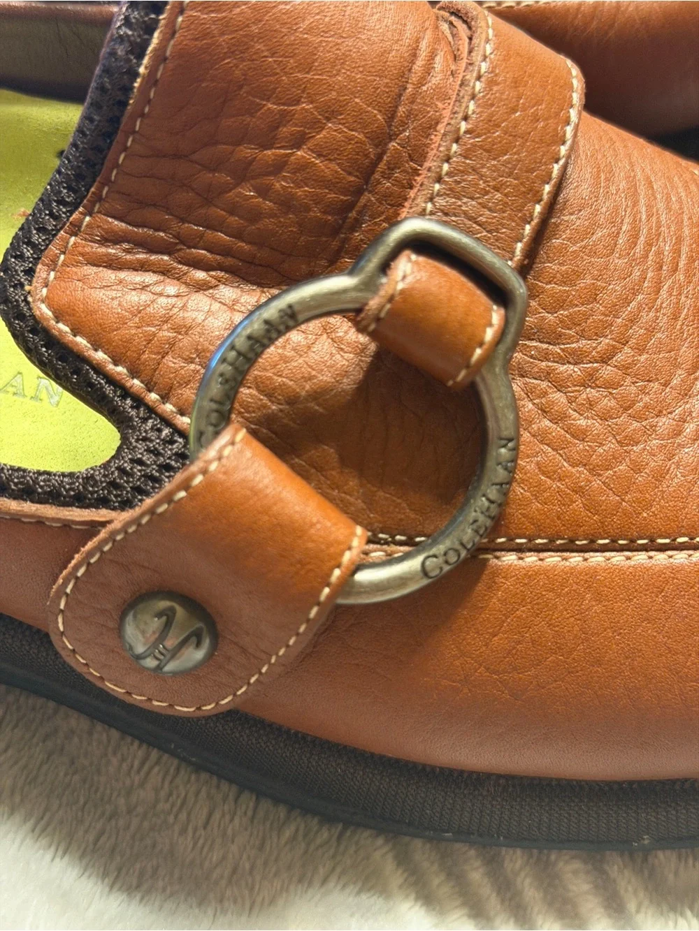 Cole Haan Nike Air mule leather loafers Size 7B